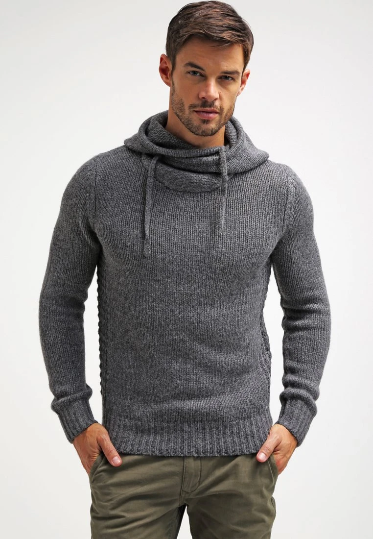 Hoodie - Dark Grey Melange Pier One Hoodie - Dark Grey Melange -Pier One 29b17472a97d4e00a1d9c028faa2d75c