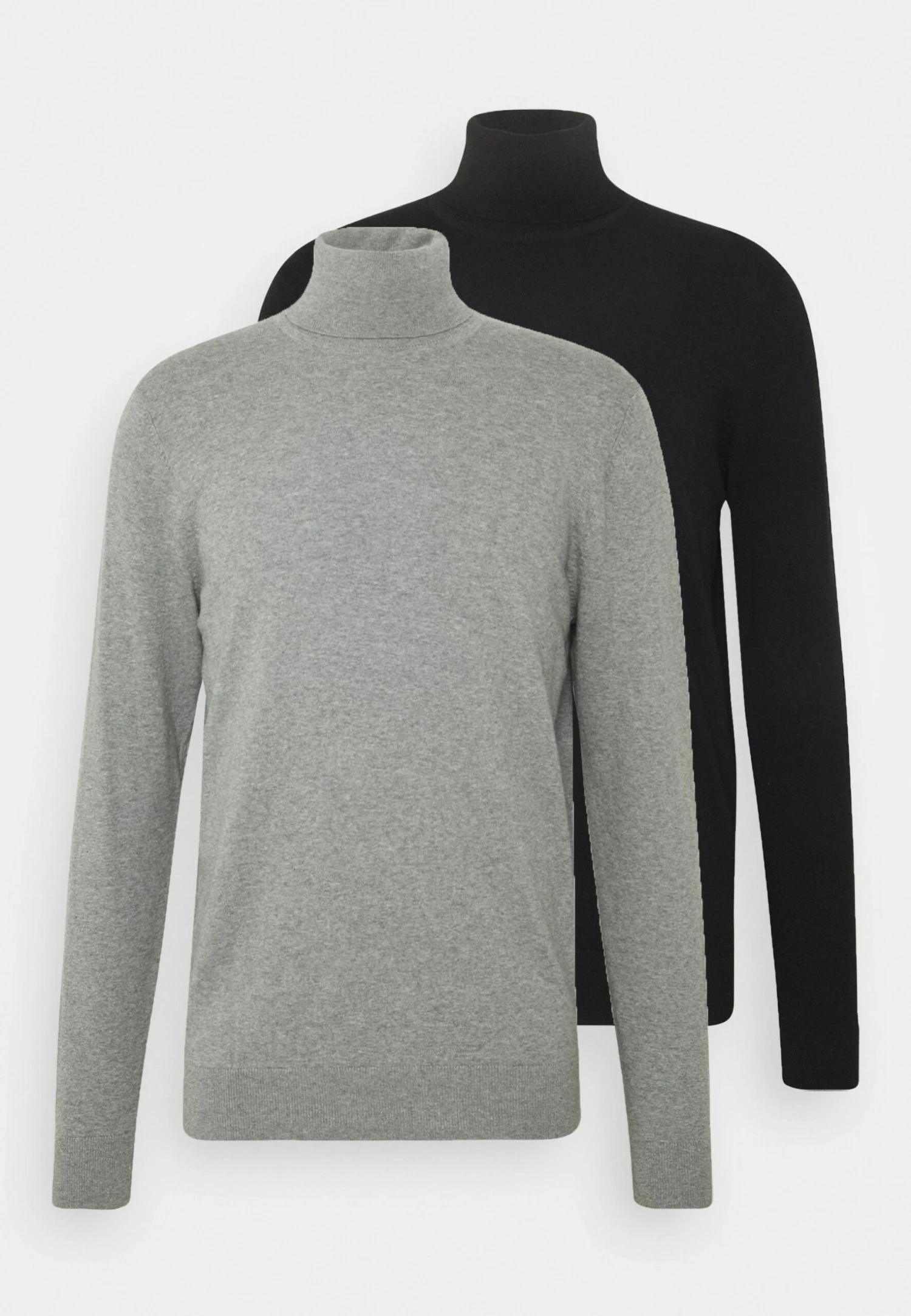 2 Pack - Basic Turtleneck - Trui - Black/Mottled Light Grey Pier One 2 Pack - Basic Turtleneck - Trui - Black/Mottled Light Grey -Pier One 2df07891f3cf443da67ee4c7a11ee632 scaled