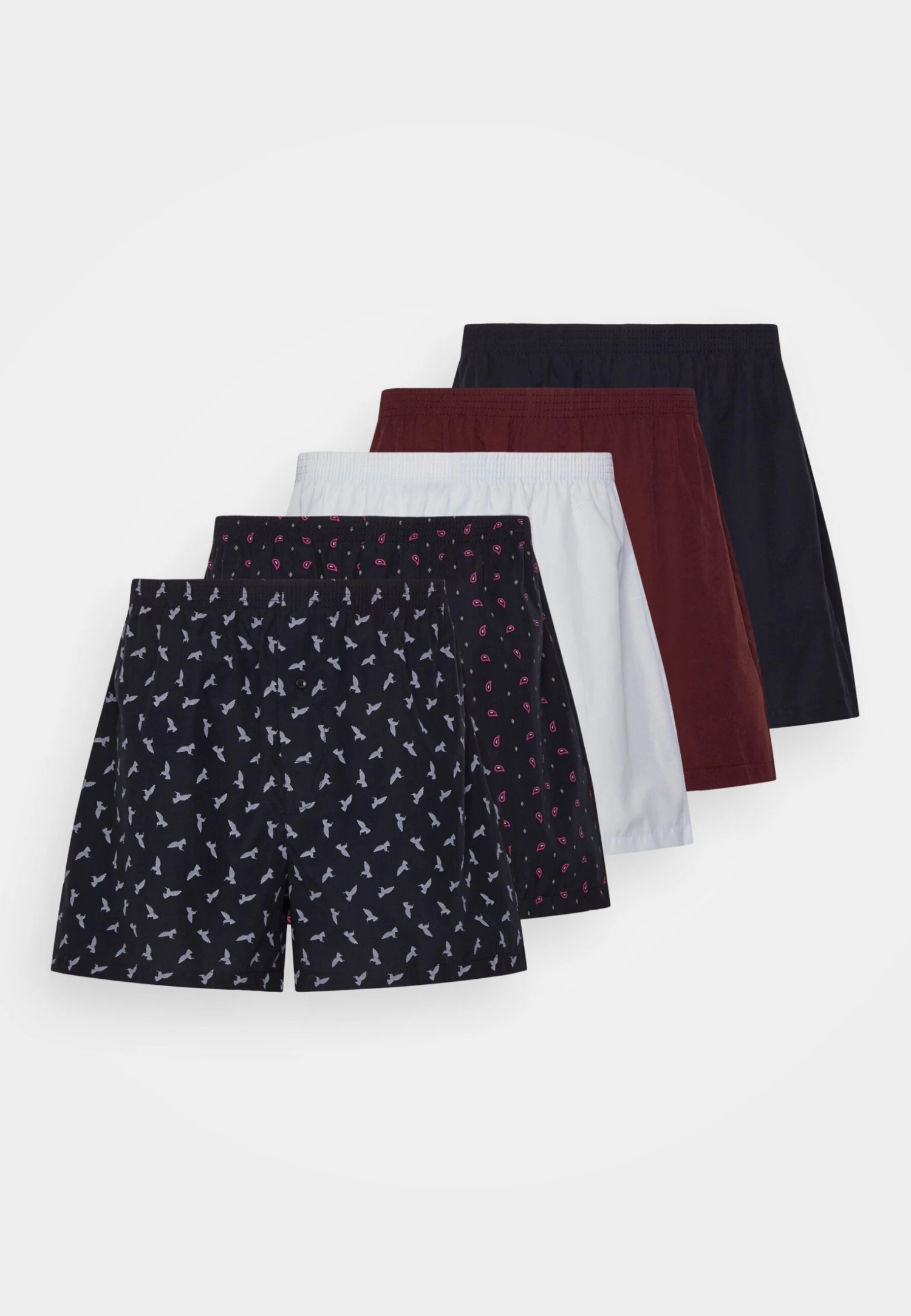 5 Pack - Boxershort - Dark Blue/Bordeaux/ Blue Pier One 5 Pack - Boxershort - Dark Blue/Bordeaux/ Blue -Pier One 3422d9ed8c4f49da9db171652d2bfcfc scaled