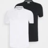 Pier One 2 Pack - Poloshirt - White/Black 1 Pier One 2 Pack - Poloshirt - White/Black -Pier One 3d006753f8e24e9a9ae112388169677e