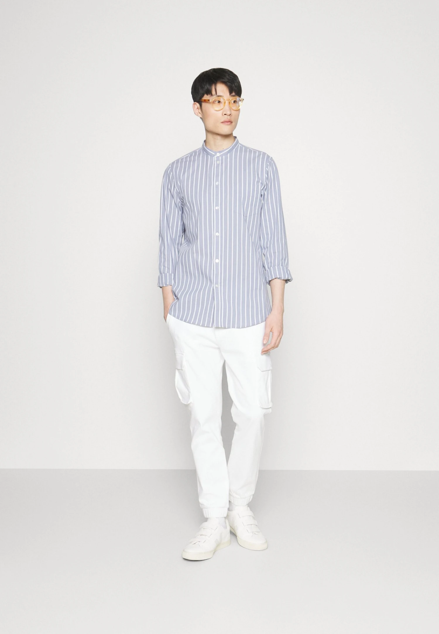 Muscle Fit Stand- Overhemd - Blue Pier One Muscle Fit Stand- Overhemd - Blue -Pier One 491d2a77a8dc41c49d54cf346612f09d scaled