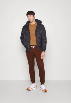 Pier One 2 Pack - Trainingsbroek - Dark Brown/Black