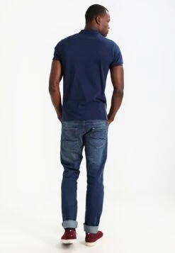 Pier One Poloshirt - Dark Blue/Mottled Grey -Pier One 4e2467fc43394fd4a9cd73613d1b3647