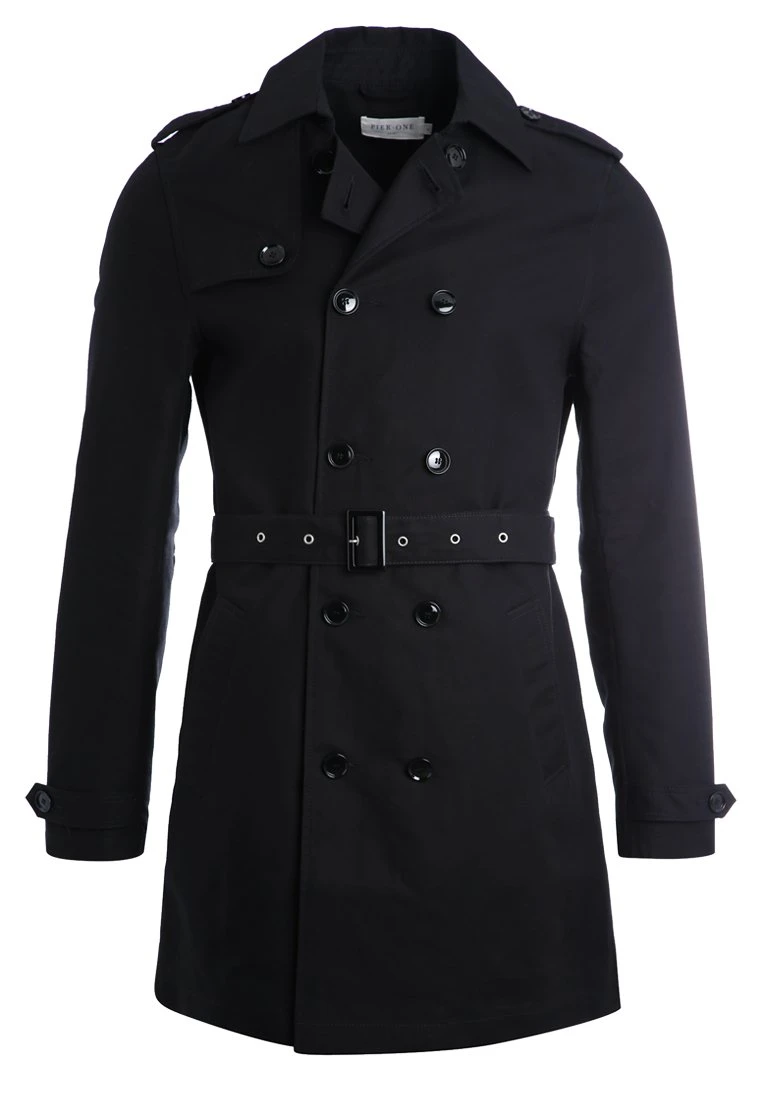 Trenchcoat - Black Pier One Trenchcoat - Black -Pier One 6a3f37d35fcd49698d51c0ae73c66b76