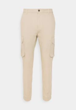 Pier One Cuffed Skinny Trouser- Cargobroek - Tan -Pier One 6cb40ff269ac4b5da48d78c12afd37ab