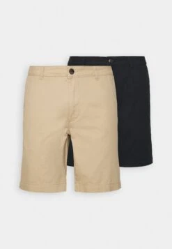 Pier One 2 Pack - Shorts - Tan/Black 6 Pier One 2 Pack - Shorts - Tan/Black -Pier One 6d9aaab23c01455689a1f97d308c1dcf