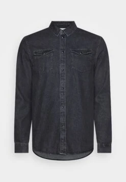 Pier One Denim - Overhemd - Black