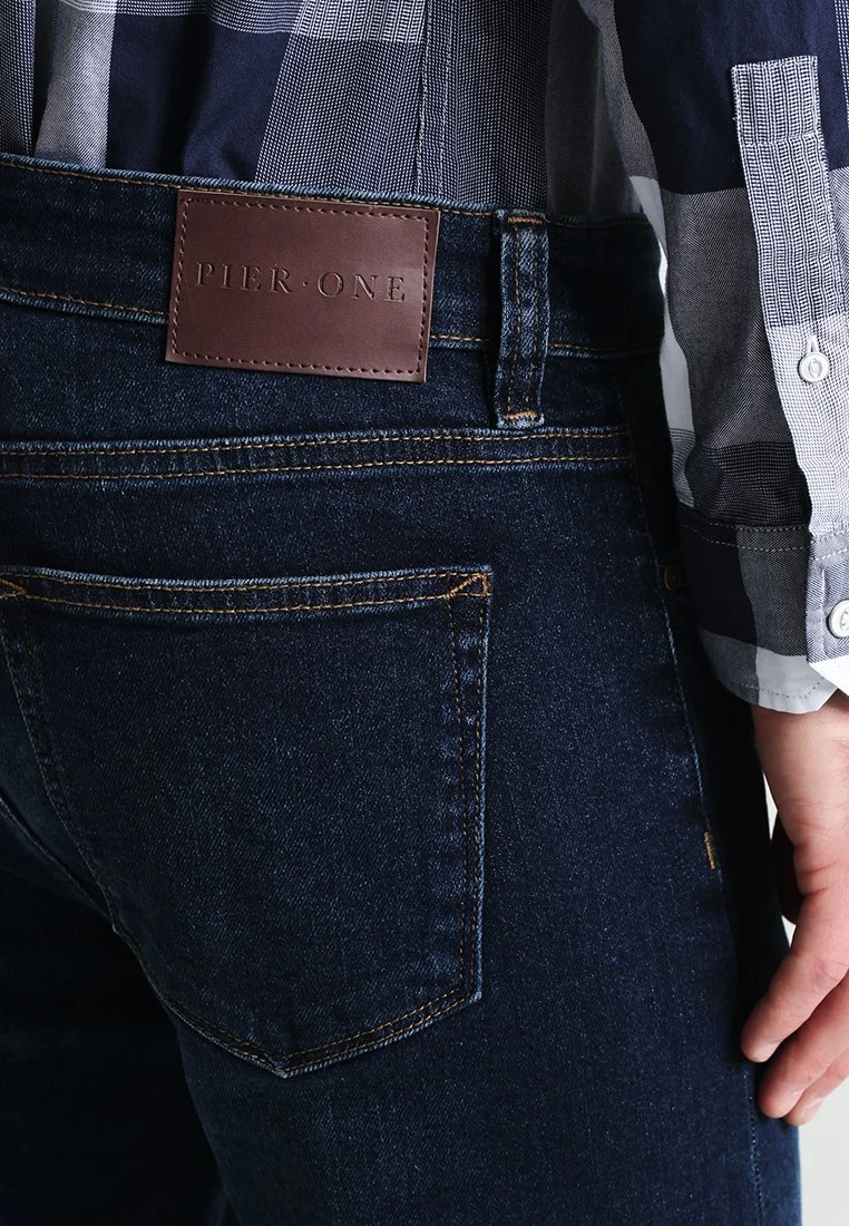 Basic - Straight Leg Jeans - Dark Blue Denim Pier One Basic - Straight Leg Jeans - Dark Blue Denim -Pier One 7aa5df5983c44365808e18ddcad2589e