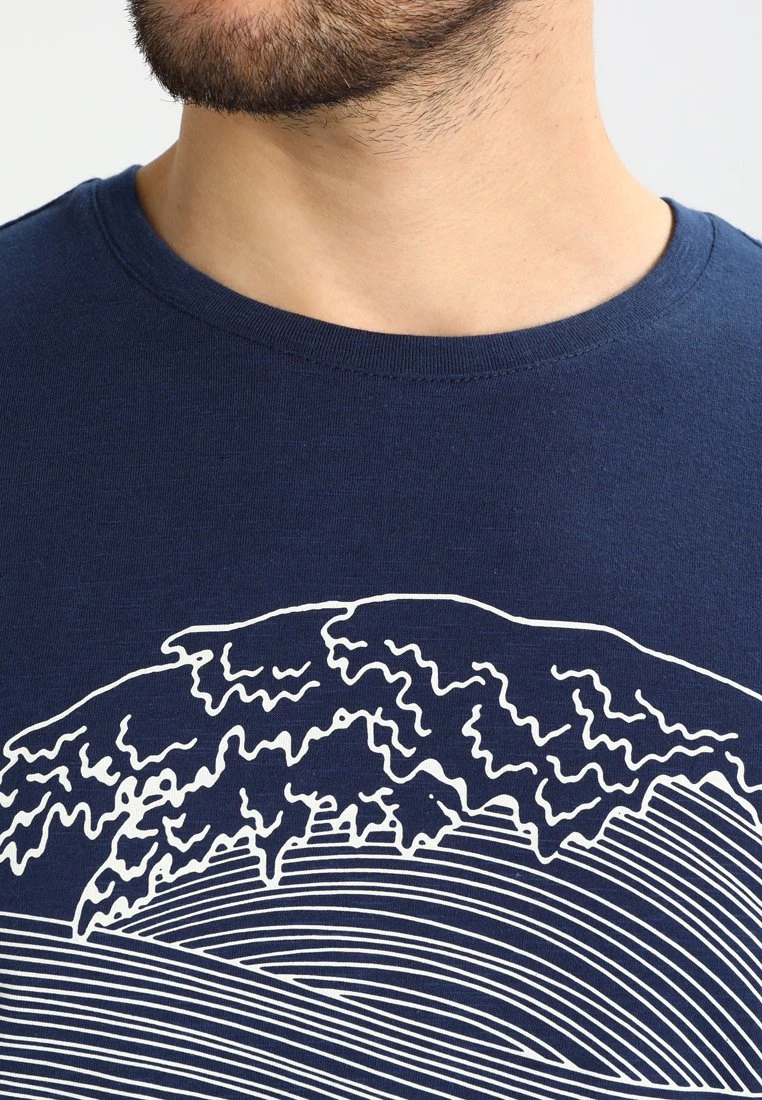 T-Shirt Print - Dark Blue/White Pier One T-Shirt Print - Dark Blue/White -Pier One 863554ecc26f4c63bcb319402c35f9e1