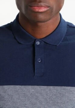 Pier One Poloshirt - Dark Blue/Mottled Grey -Pier One 867edff9fa1d4fa2bf2982c7c68448ba