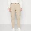 Pier One Cuffed Skinny Trouser- Cargobroek - Tan -Pier One 980b2d11a65f454899d50f095f3d857a