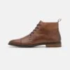 Pier One Leather - Veterboots - Cognac 2 Pier One Leather - Veterboots - Cognac -Pier One a9f5097f0b854e50a3c5cf995e3ce56f