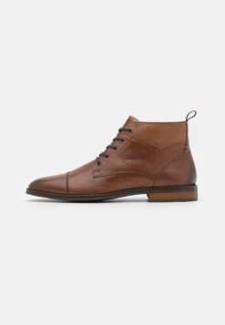 Pier One Leather - Veterboots - Cognac