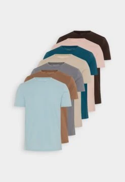 Pier One 7 Pack - T-Shirt Basic - Red/Silver/Royal Blue -Pier One badf9edc15124d4d8662851953c5f4bc