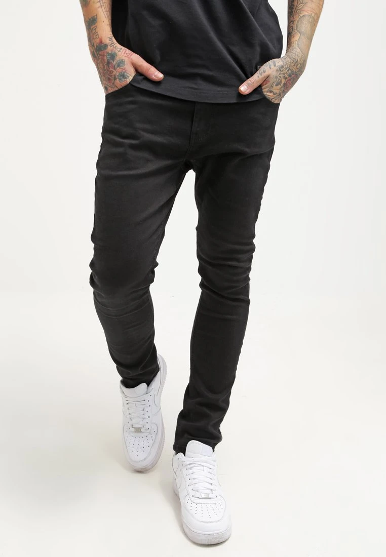 Slim Fit Jeans - Black Denim Pier One Slim Fit Jeans - Black Denim -Pier One c95b5c66adef4b02b76a41cdc806aaee