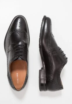 Pier One Leather - Veterschoenen - Black -Pier One d47b1b97ff7149479a6f5f2b78a5cdf6