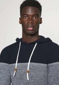 Pier One Hoodie - Dark Blue 5 Pier One Hoodie - Dark Blue -Pier One eac18c23b43d4e8b864456de912f7c93