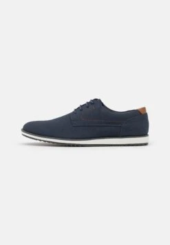 Pier One Sportieve Veterschoenen - Dark Blue
