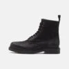 Pier One Leather - Veterboots - Black 2 Pier One Leather - Veterboots - Black -Pier One f6e9515e988b4ad584e5e93abea39704