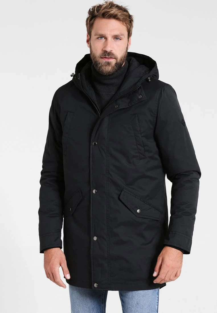 Parka - Black Pier One Parka - Black -Pier One f7d3167a7b8147c1aeb67cddc9f32a8d